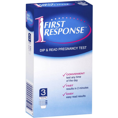 First Response Pregnancy Test Dip Read 3 Pack