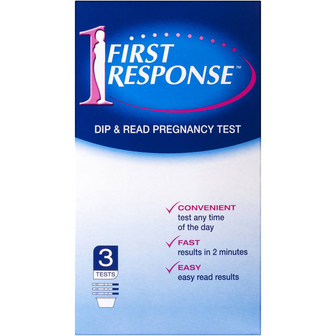 First Response Pregnancy Test Dip Read 3 Pack