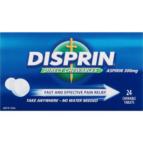 Disprin Direct Chewable Aspirin 300mg