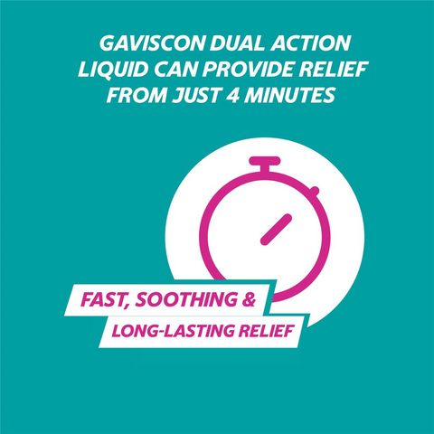 Gaviscon Dual Action Heartburn Relief Liquid Sachet 12 Pack