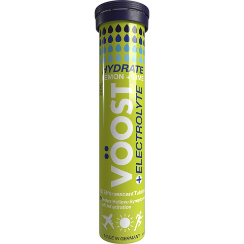 Voost Hydrate Lemon + Lime Effervescent Tablets 20 Pack