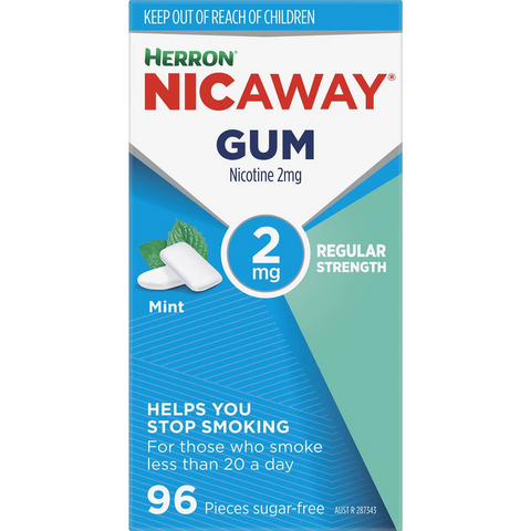 Nicaway Nicaway Stop Smoking Mint Gum 2mg 96 Pack