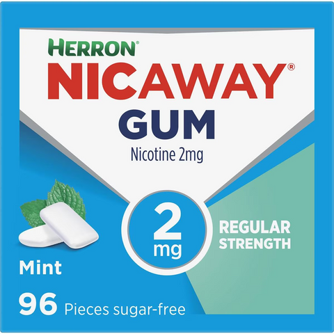 Nicaway Nicaway Stop Smoking Mint Gum 2mg 96 Pack