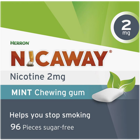 Nicaway Nicaway Stop Smoking Mint Gum 2mg 96 Pack