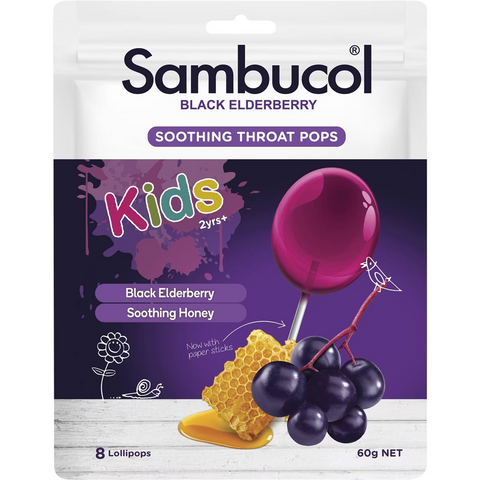 Sambucol Kids Throat Pops 8 Pack