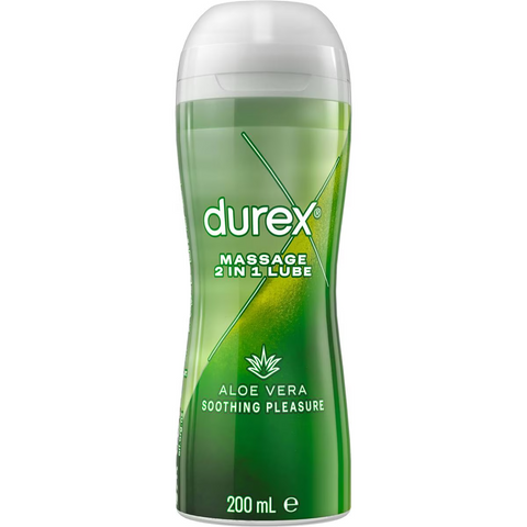 Durex Play Aloe Vera 2 In 1 Massage Gel Lubricant 200ml