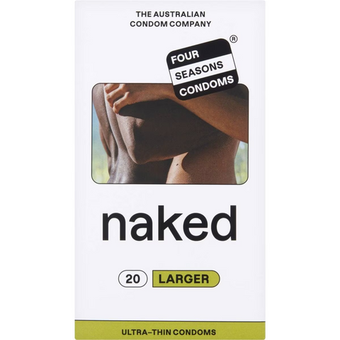 Four Seasons Naked Larger Condoms 20 Pack