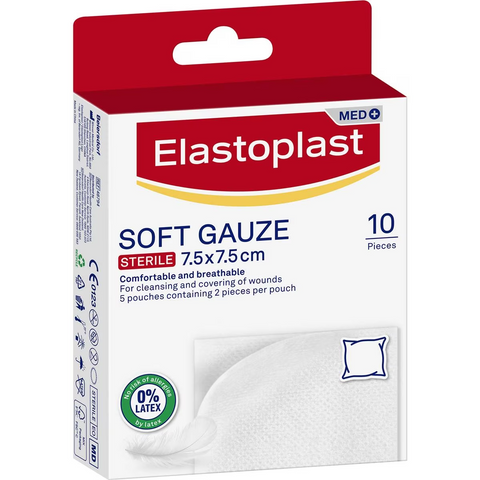 Elastoplast Soft Gauze Sterile 10 Pack