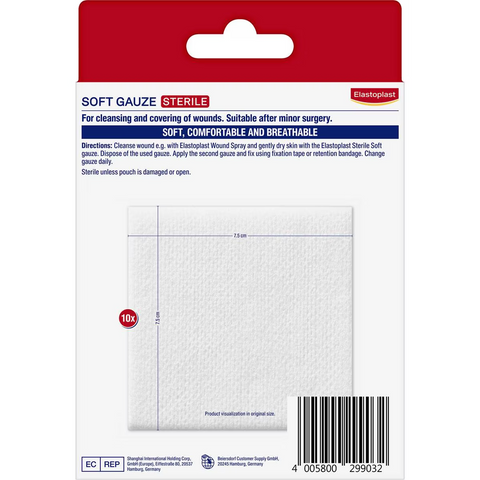 Elastoplast Soft Gauze Sterile 10 Pack