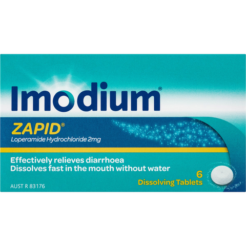 Imodium Zapid Diarrhoea Relief Dissolving Tablets 6 Pack