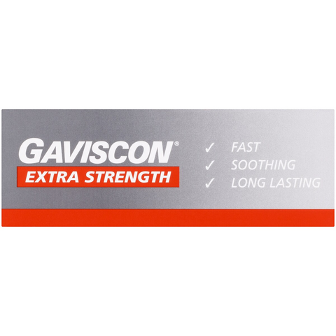 Gaviscon Extra Strength Peppermint Tablets For Acid Reflux Relief 24 Pack