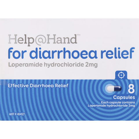 Help@hand Diarrhoea Relief Capsules 8 Pack