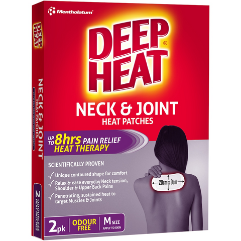 Deep Heat Neck & Joint Heat Patches 2 Pack