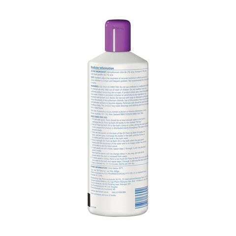 QV Flare Up Bath Oil 500Ml Eczema Prone