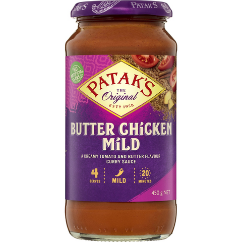 Patak's Mild Butter Chicken Simmer Sauce 450g