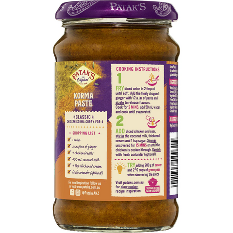 Patak's Korma Curry Paste 283g