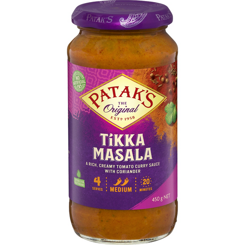 Patak's Tikka Masala Simmer Sauce 450g