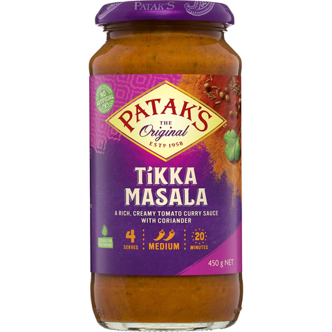 Patak's Tikka Masala Simmer Sauce 450g