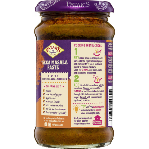 Patak's Tikka Masala Curry Paste 283g