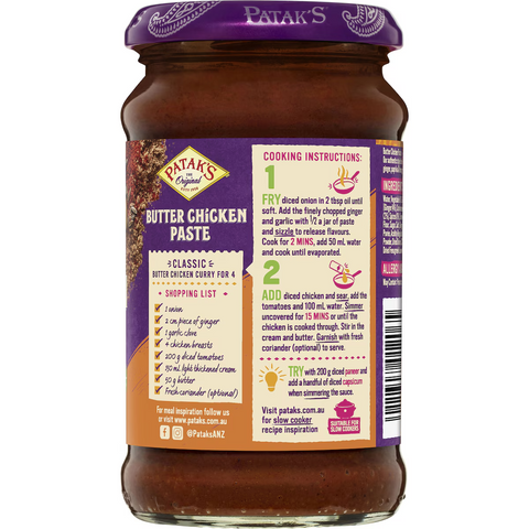 Patak's Butter Chicken Curry Paste 312g