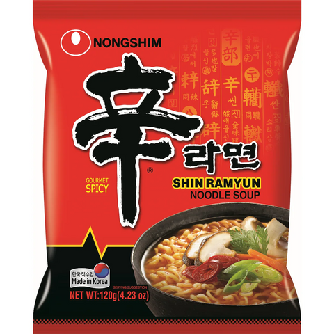 Nong Shim Instant Noodles Shin Ramyun 120g