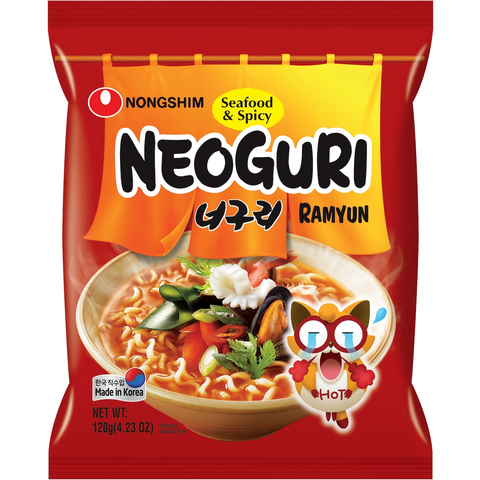 Nong Shim Neoguri Noodle Soup Seafood & Spicy 120g