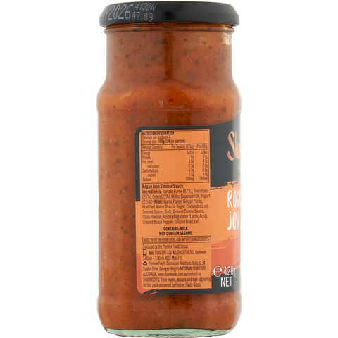 Sharwood's Simmer Sauce Rogan Josh 420g