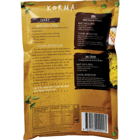 Passage To India Korma Curry Spice Mix 28g