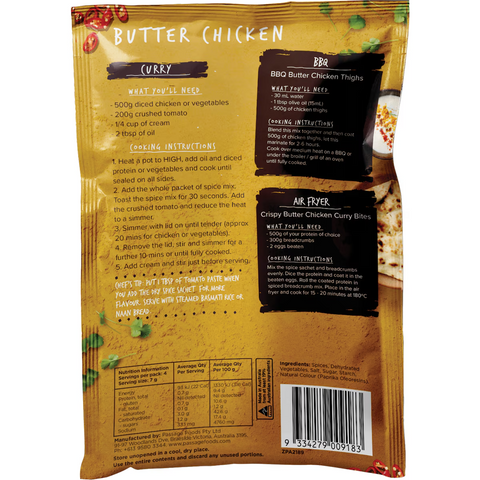 Passage To India Butter Chicken Curry Spice Mix 28g