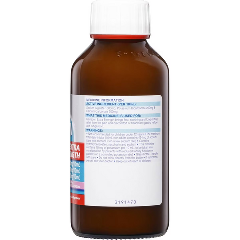 Gaviscon Extra Strength For Acid Reflux Relief Aniseed Liquid 300ml