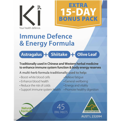 Ki Immune Defence & Energy Formula Tablets 45 Pack