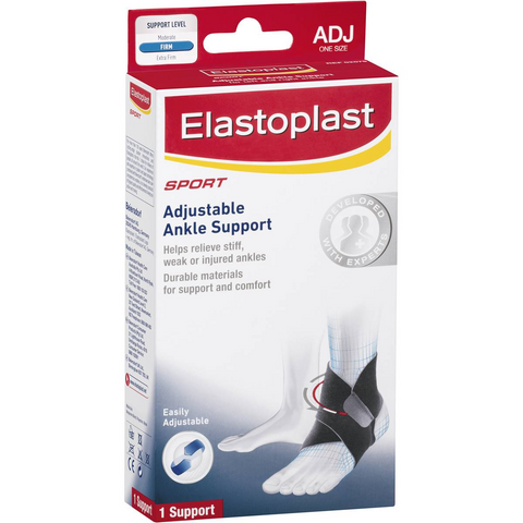 Elastoplast Adjustable Ankle Support For Ankle Support & Injuries Each