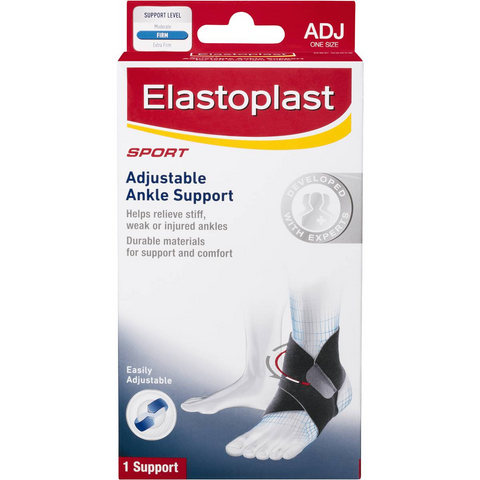 Elastoplast Adjustable Ankle Support For Ankle Support & Injuries Each