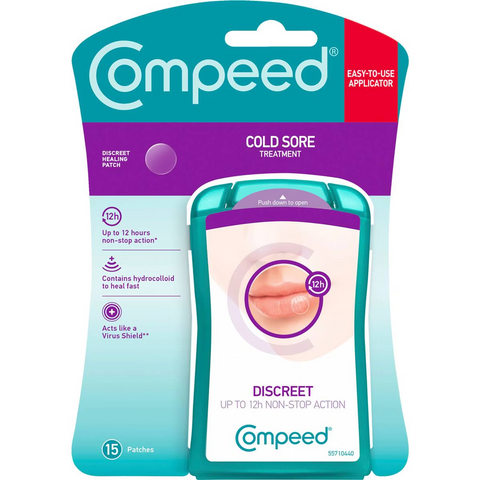 Compeed Cold Sore Patch Total Care Invisible 15 Pack