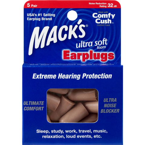 Mack's Ear Plugs Ultra Foam 5 Pack