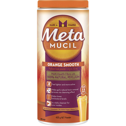 Metamucil Orange Smooth Fibre Powder 72 Doses 425g