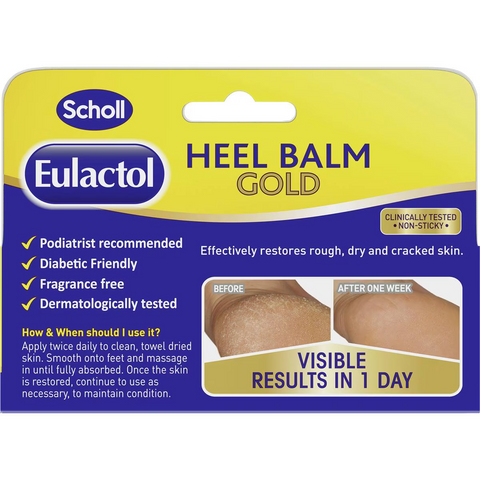 Scholl Eulactol Gold Foot Care Heel Balm 60ml