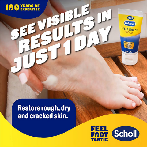 Scholl Eulactol Gold Foot Care Heel Balm 60ml