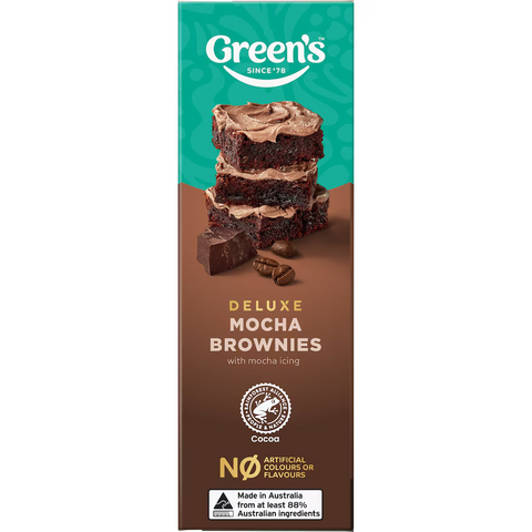 Green's Deluxe Mocha Brownie Mix 500g