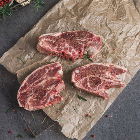 Grass Fed Lamb Forequarter Chops 4Pcs Approx 600-800g