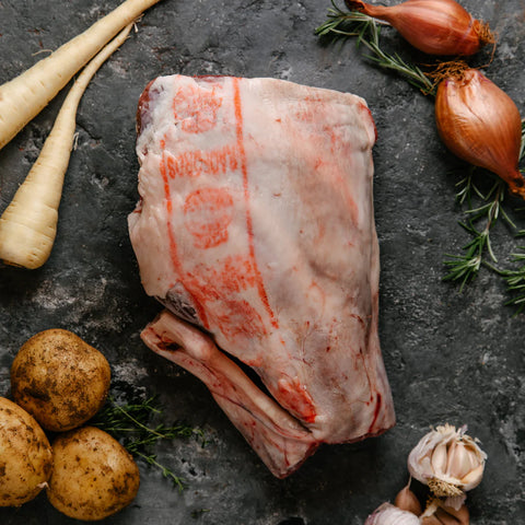 Grass Fed Lamb Leg Bone in 1 Piece Approx 2.3kg-2.9kg