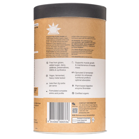 Amazonia Raw Protein Isolate Natural 1kg