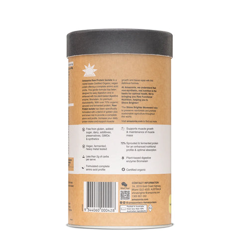 Amazonia Raw Protein Isolate Vanilla 500g