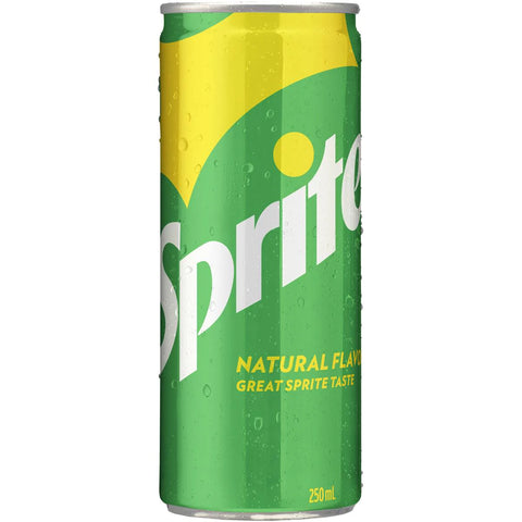 Sprite Lemonade Soft Drink Can 250ml