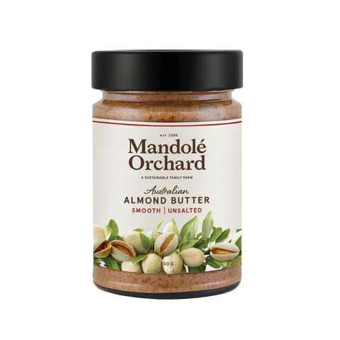 Smooth Unsalted Australian Almond Butter 300g