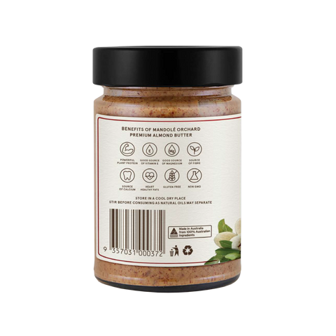 Smooth Unsalted Australian Almond Butter 300g