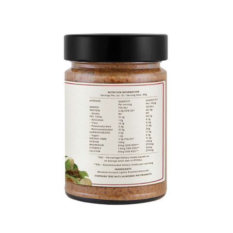 Smooth Unsalted Australian Almond Butter 300g